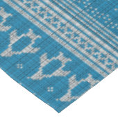 Blau gestrickter Hintergrund Tischdecke (Schrägansicht)