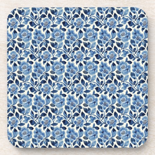 Blau Getränkeuntersetzer (Vorderseite)