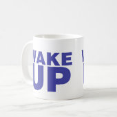 Blau geweckt kaffeetasse (Vorderseite Links)