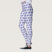 Blau geweckt leggings (Links)