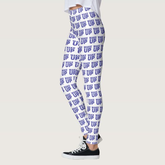 Blau geweckt leggings (Links)