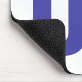 Blau geweckt mousepad (Ecke)