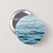 Blau gewellt button (Vorne & Hinten)