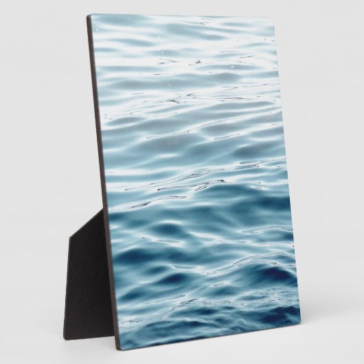 Blau gewellt fotoplatte (Seite)