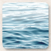 Blau gewellt getränkeuntersetzer (Vorderseite)