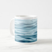 Blau gewellt kaffeetasse (Vorderseite Links)