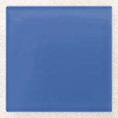 Blau Glasuntersetzer (Vorderseite)