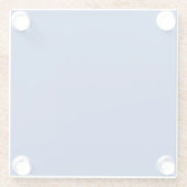 Blau Glasuntersetzer (Rückseite)