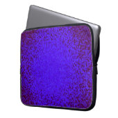 Blau-Glitzer Notebook-Ärmel Laptopschutzhülle (Vorderseite Links)
