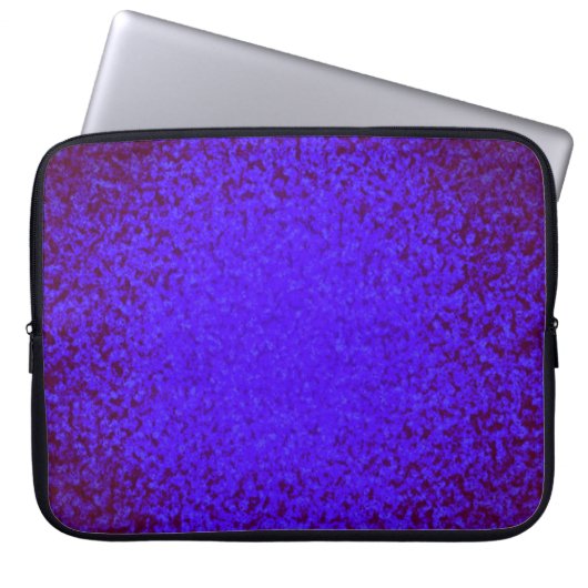 Blau-Glitzer Notebook-Ärmel Laptopschutzhülle (Vorderseite)