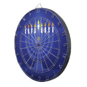 Blau glücklich hanukkah dartscheibe (Vorderseite rechts)