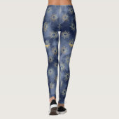Blau, Gold, Ballerina und Sonnenschein Leggings (Rückseite)