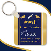 Blau, Gold, Class Wiedersehen-Favoriten, Class-Wie Schlüsselanhänger