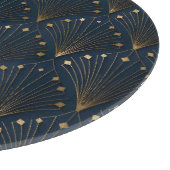 Blau-Gold-Dekorationsmuster Schneidebrett (Ecke)