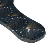 Blau-Gold-Dekorationsmuster Schneidebrett (Ecke)