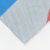 Blau| Gold Eishockeyschläger| Player Jersey Fleecedecke (Ecke)