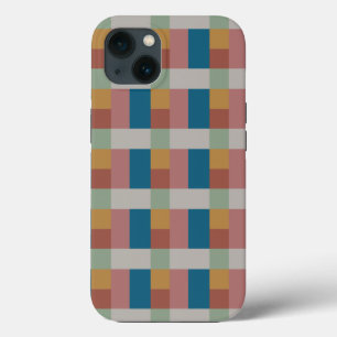 Blau Gold Grau Grün Terrakotta Farbbblock Case-Mate iPhone Hülle
