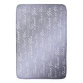 blau, gold, silber, danke + Ihnen, Blume, Badematte (Vorderseite Vertikal)