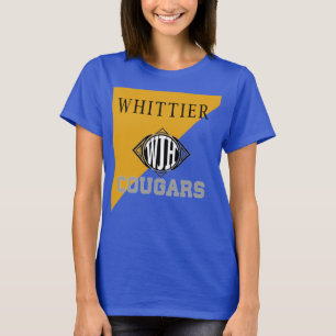 Blau-goldenes T-Shirt für die Whittier Junior High