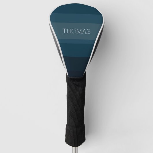 Blau Golf Headcover (Vorderseite)