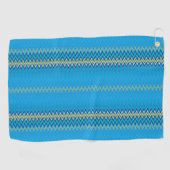 Blau Golfhandtuch (Horizontal)