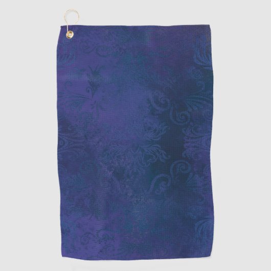 blau golfhandtuch (Vorderseite)