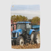 Blau Golfhandtuch (Vorderseite)