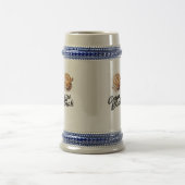 Blau/Grau 22 oz/weiß/Gold 20 oz Größe Bierglas (Mittel)