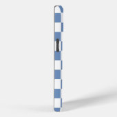 Blau/Grau und Weiß Case-Mate iPhone Hülle (Rückseite / Rechts)