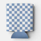 Blau/Grau und Weiß Dosenkühler (Rückseite)