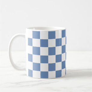 Blau/Grau und Weiß Kaffeetasse