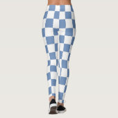 Blau/Grau und Weiß Leggings (Rückseite)