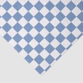 Blau/Grau und Weiß Seidenpapier (Ausschnitt)