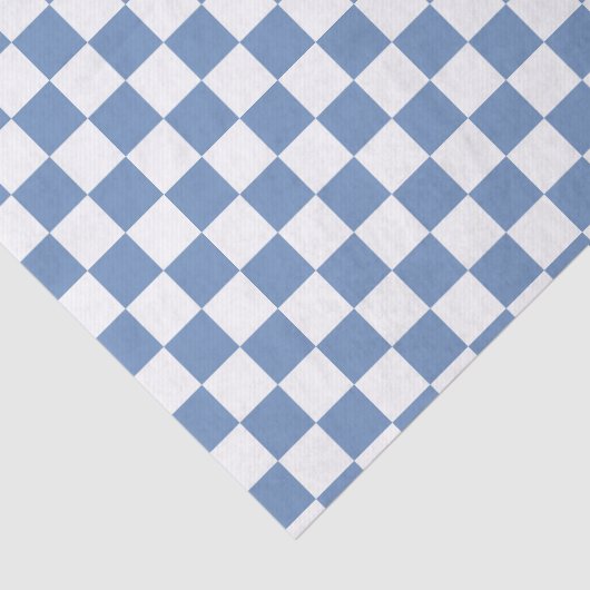 Blau/Grau und Weiß Seidenpapier (Ausschnitt)