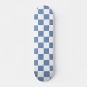 Blau/Grau und Weiß Skateboard (Vorne)