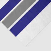 Blau/Grau/Weiße Streifen, 18lb Tissue Paper Seidenpapier (Ausschnitt)