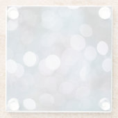 Blau graue Buche, abstrakter Hintergrund. Glasuntersetzer (Rückseite)