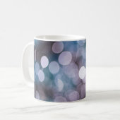 Blau graue Buche, abstrakter Hintergrund. Kaffeetasse (Vorderseite Links)