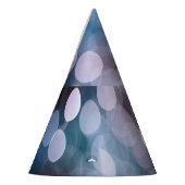 Blau graue Buche, abstrakter Hintergrund. Partyhütchen (Links)