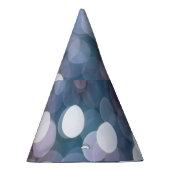Blau graue Buche, abstrakter Hintergrund. Partyhütchen (Rechts)