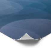 Blau graue Buche, abstrakter Hintergrund. Poster (Ecke)