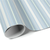 Blau-Graue Streifen Geschenkpapier (Rolleneckpunkt)