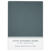 Blau-graue Textur Klemmbrett (Rückseite)