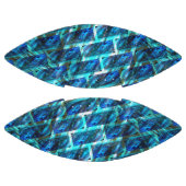 Blau, graviert, gerieben oder gelb football (Paneele)