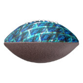 Blau, graviert, gerieben oder gelb football (Gedreht 90)