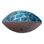 Blau, graviert, gerieben oder gelb football (Gedreht 270)