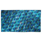 Blau, graviert, gerieben oder gelb kissenbezug (Vorderseite-Links)