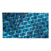 Blau, graviert, gerieben oder gelb kissenbezug (Rückseite-Rechts)