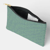 BLAU GREEN STRICK Kleines Zubehör Beutel (Offen)