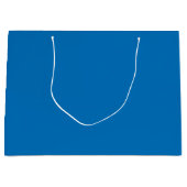 Blau Große Geschenktüte (Vorderseite)